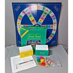 Vtg 1992 Trivial Pursuit Family Edition Complete Master Set Retro Kids & Adults